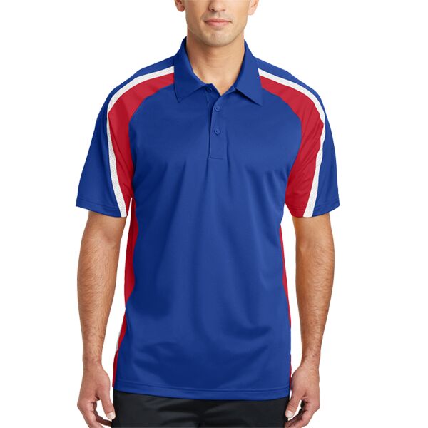 Tricolor Micropique Sport Wick ® Polo Thumbnail