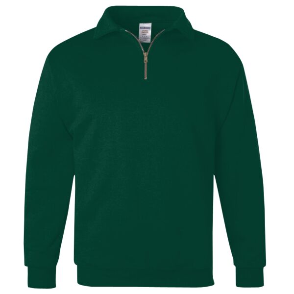 Nublend® Cadet Collar Quarter-Zip Sweatshirt Thumbnail