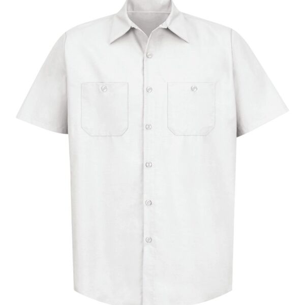 Short Sleeve Work Shirt Long Size Thumbnail