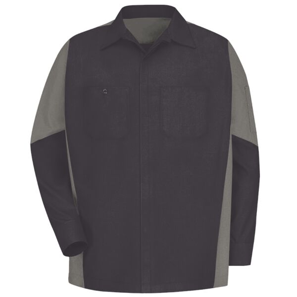 Long Sleeve Automotive Crew Shirt - Long Sizes Thumbnail