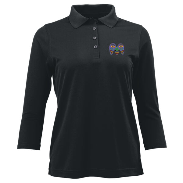 Women's Palm Three-Quarter Sleeve Polo Thumbnail
