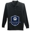 Long Sleeve Silk Touch Polo with Pocket Thumbnail